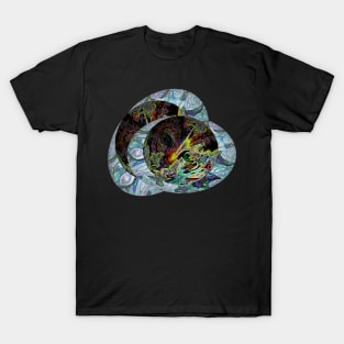 trippy cat design T-Shirt